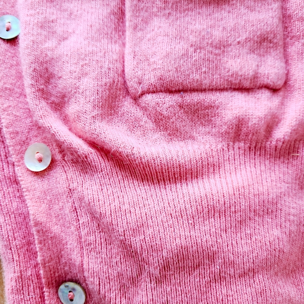 Mix Cashmere cardigan soft pink